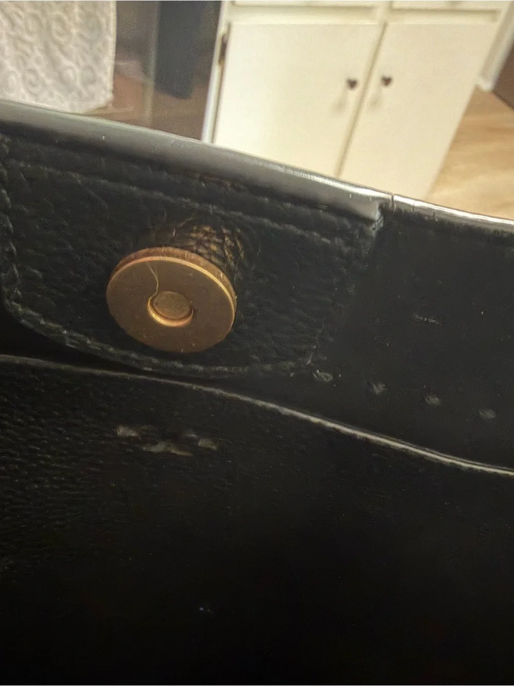 Tory Burch Black Pebbled Leather bucket bag